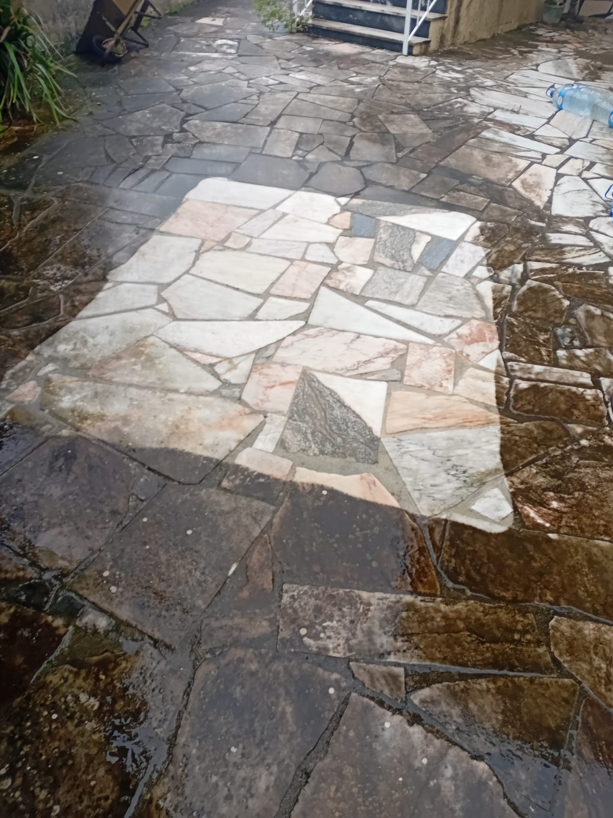 Power washing completed by BrightView